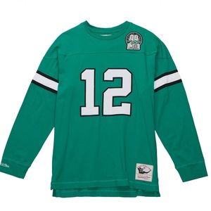 Heavy long sleeve N&N jersey T shirt Philadelphia Eagles 1992 Randall Cu…